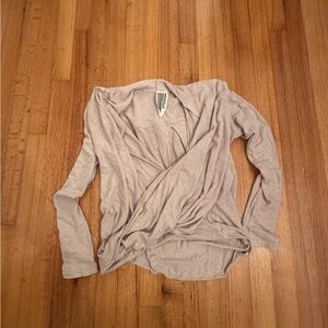Free People Sweater Beige Long Sleeve Lightweight Women’s Size XS (#4)
